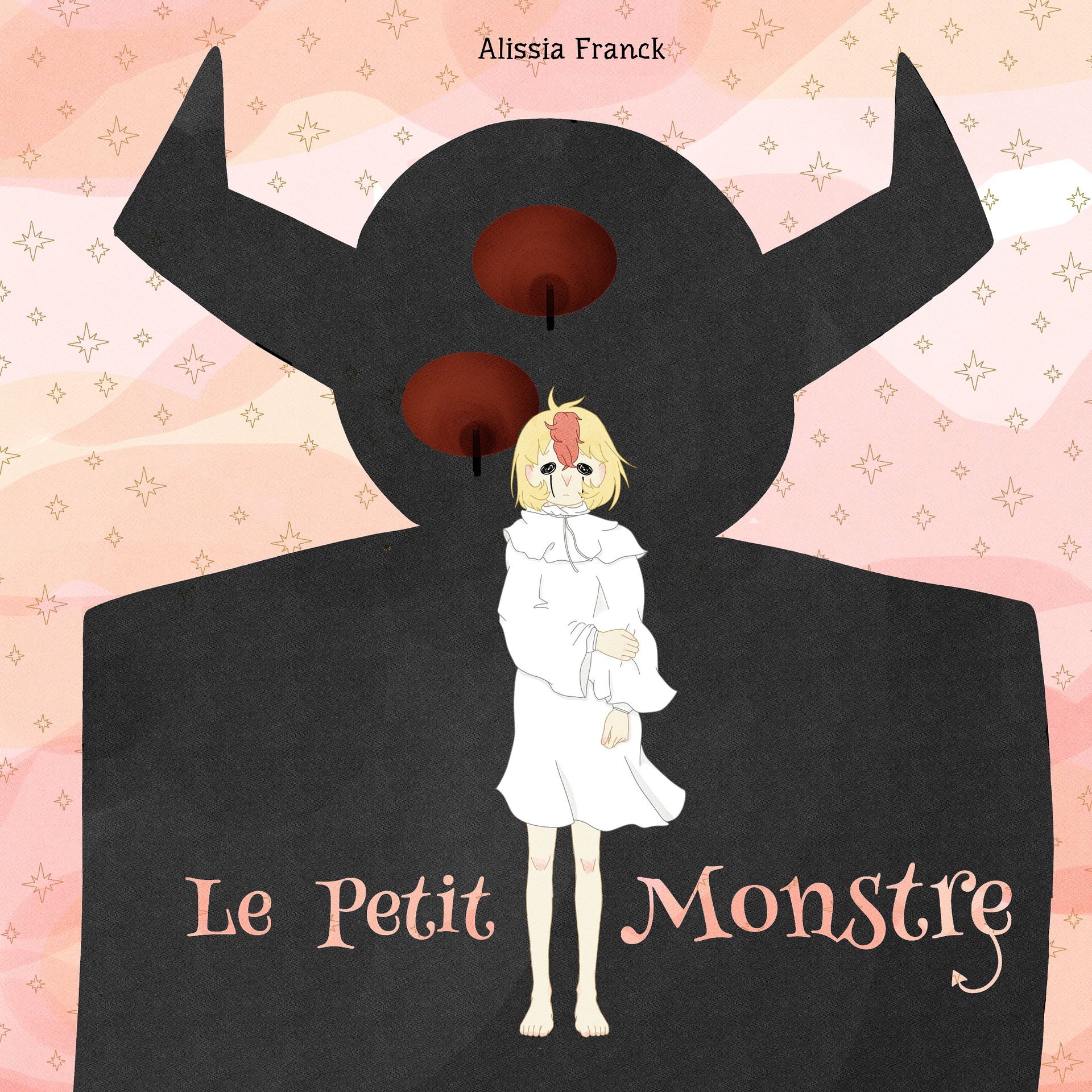 couverture livre jeunesse pour enfants littérature jeunesse le petit monstre Alissia Franck livre jeunesse album pour enfants confiance en soi développement bienveillance amitié famille résilience amour