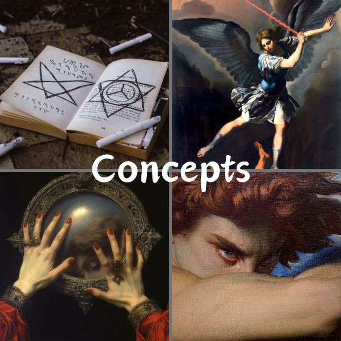 concepts ésotérisme sorcellerie anges démons perfectionnisme